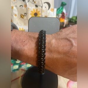 Black Braided‎ Bracelet